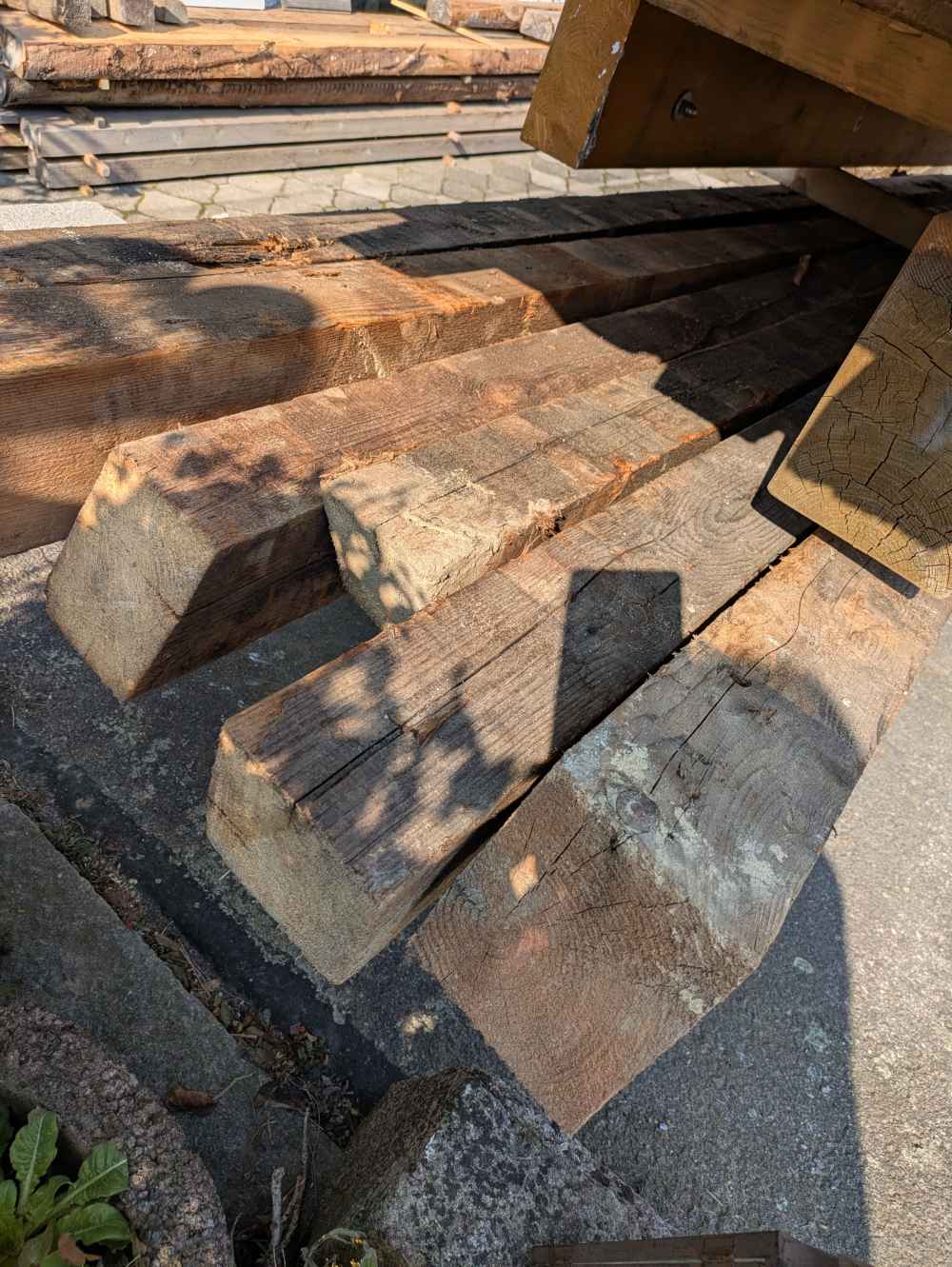 12/14 er Kantholz (recycelt)